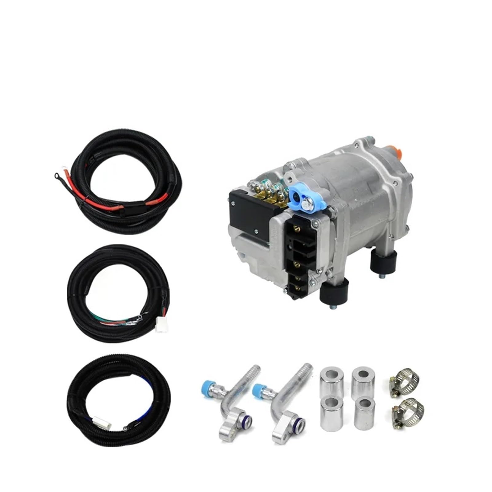 Auto Elektrischer Wechselrichter Energiesparender Kompressor 12V 24V, Camper RV LKW Traktor Parkplatz Klimaanlage(Set B 24V) von PSUYFF
