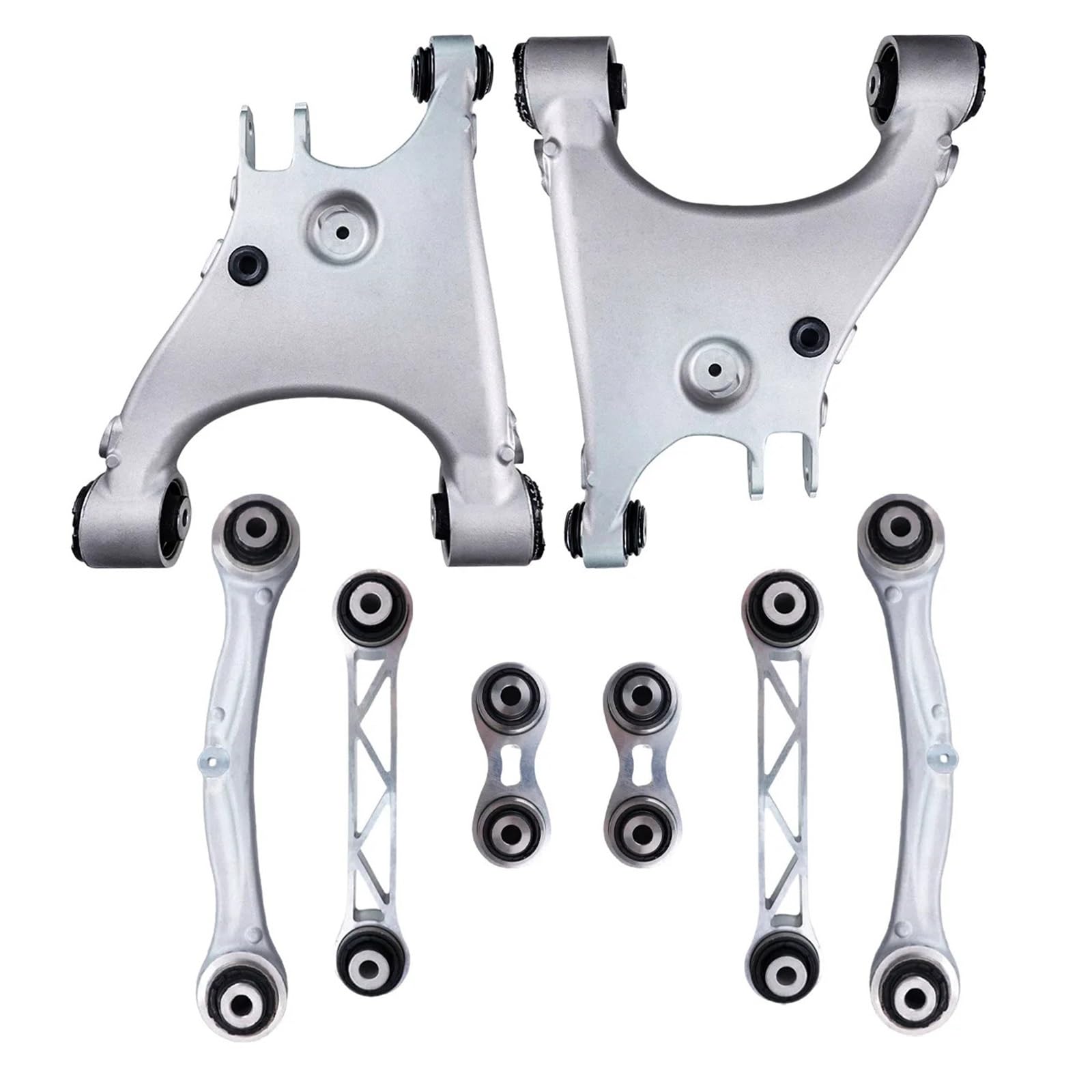 Hintere untere Querlenkeraufhängung, 8-teiliges Set, kompatibel mit Tesla Modell SX 2012 2013 2014 2015 2016 2017 2018 2019 2020 2021 2022 von PSUYFF
