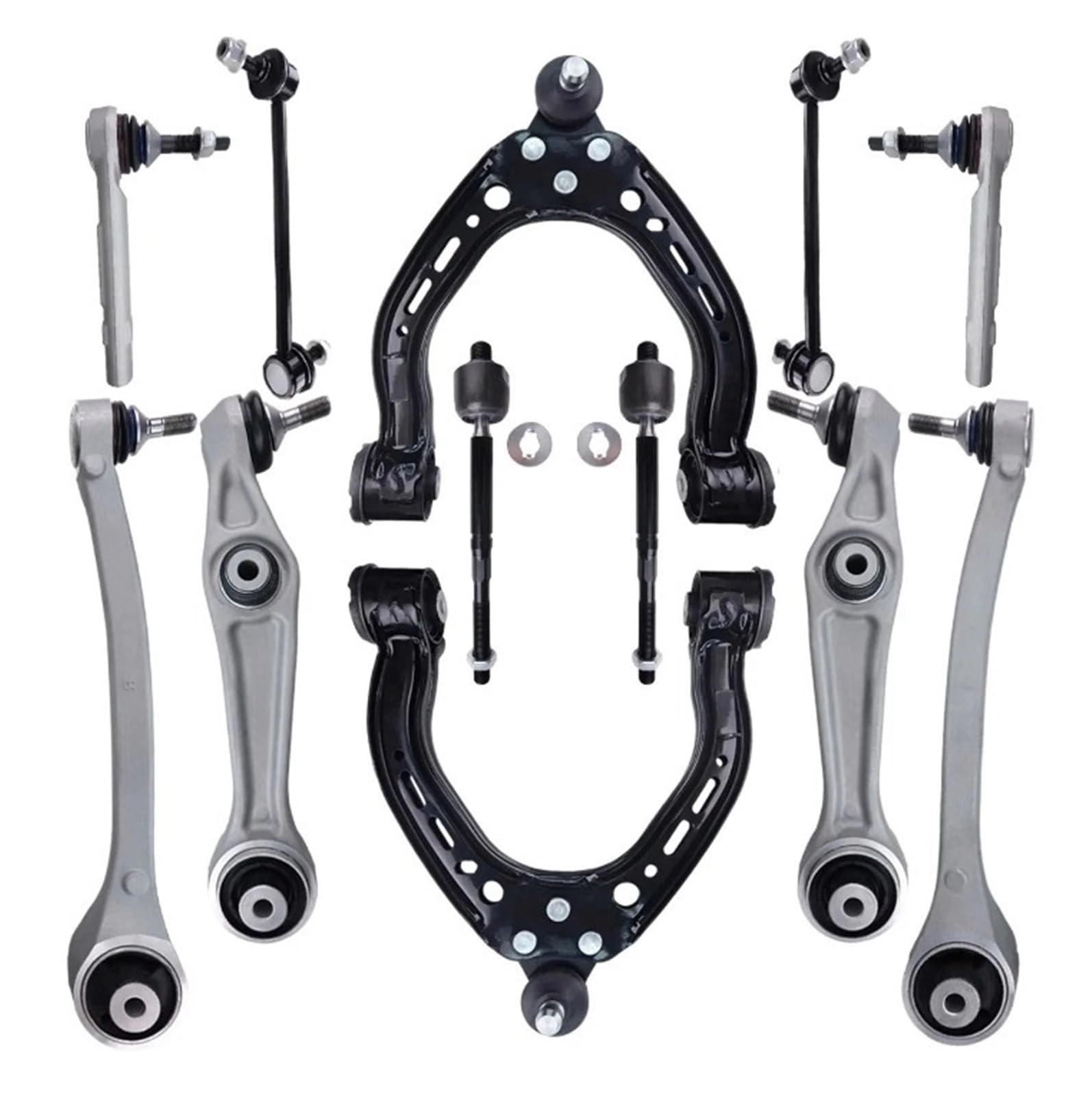 Svenubee Vordere obere untere Querlenker Spurstangenkopf Link 12-teiliges Set Kit Kompatibel for Tesla Model S 2013 2014 2015 2016 2017-2022 Svenubee Vordere obere untere Querlenker Spurstangenkopf Link 12-teiliges Set Kit Kompatibel for Tesla Model S 2013 2014 2015 2016 2017-2022 von PSUYFF