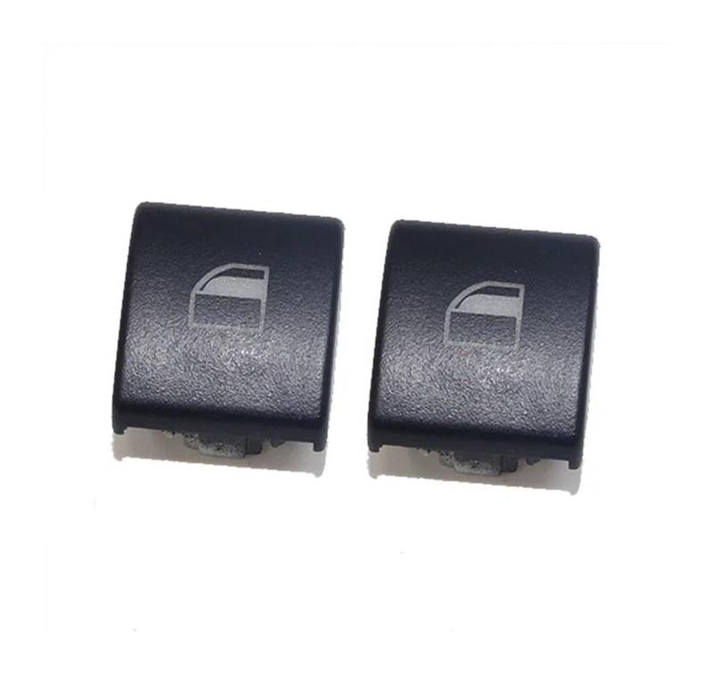Auto Fensterheberschalter Für B&MW 3er E46 X5 X3 Fensterschalterabdeckung Fensterheberknopfschalter Konsolenabdeckung Kappen Fensterschalter(2pcs) von PTGZGFNPAM