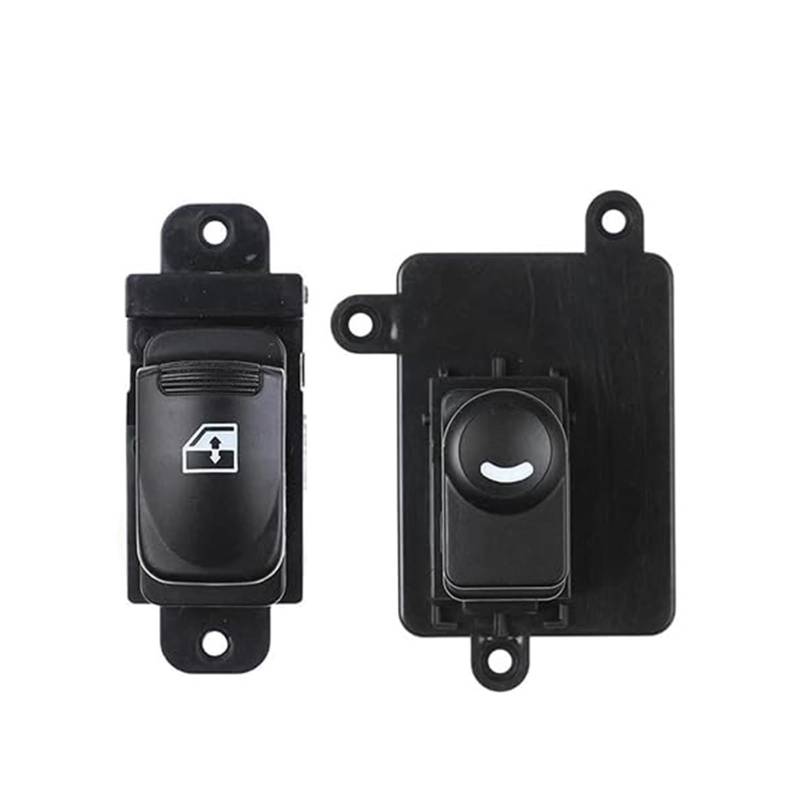 Auto Fensterheberschalter Für Hyundai I30 Auto Elektrische Fensterheber Heber Control Schalter Beifahrerseite Vorne Rechts 93580-1E000 93575-1Z000(2 Pcs) von PTGZGFNPAM