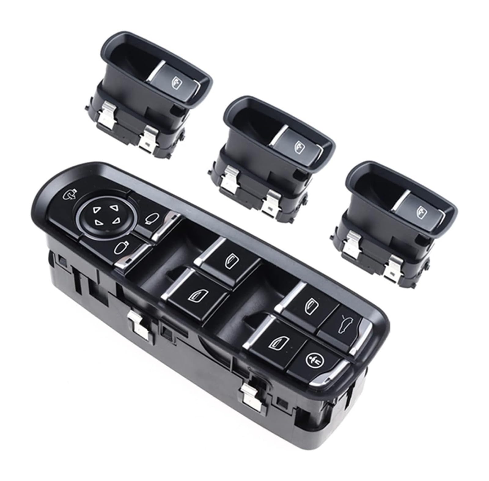 Auto Fensterheberschalter Für Panamera Für Cayenne Für Macan 2011-2017 7PP959855C 7PP959858RDML 7PP959858MDML Auto Push Button Schalter Auto Power Fenster Schalter(With Children Logo Set) von PTGZGFNPAM