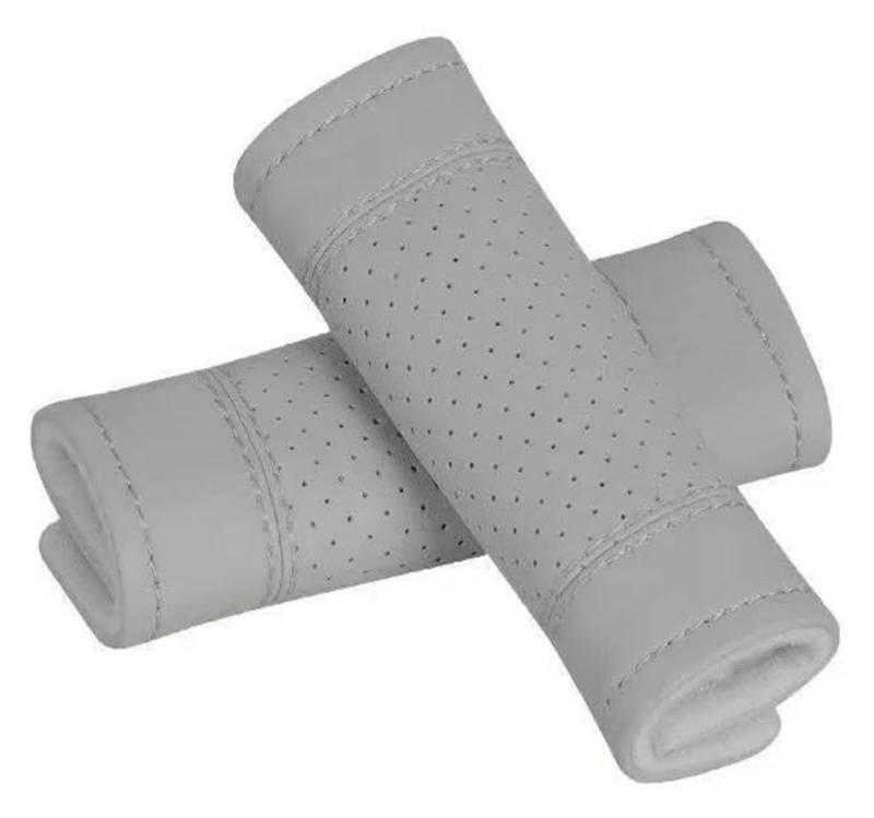 Innengriff Autotür Auto Dach Pull Griff Inneren Türgriff Abdeckung Warme Türgriff Schutzhülle Universal Auto Innen 1/2pc(2pc Gray) von PTGZGFNPAM