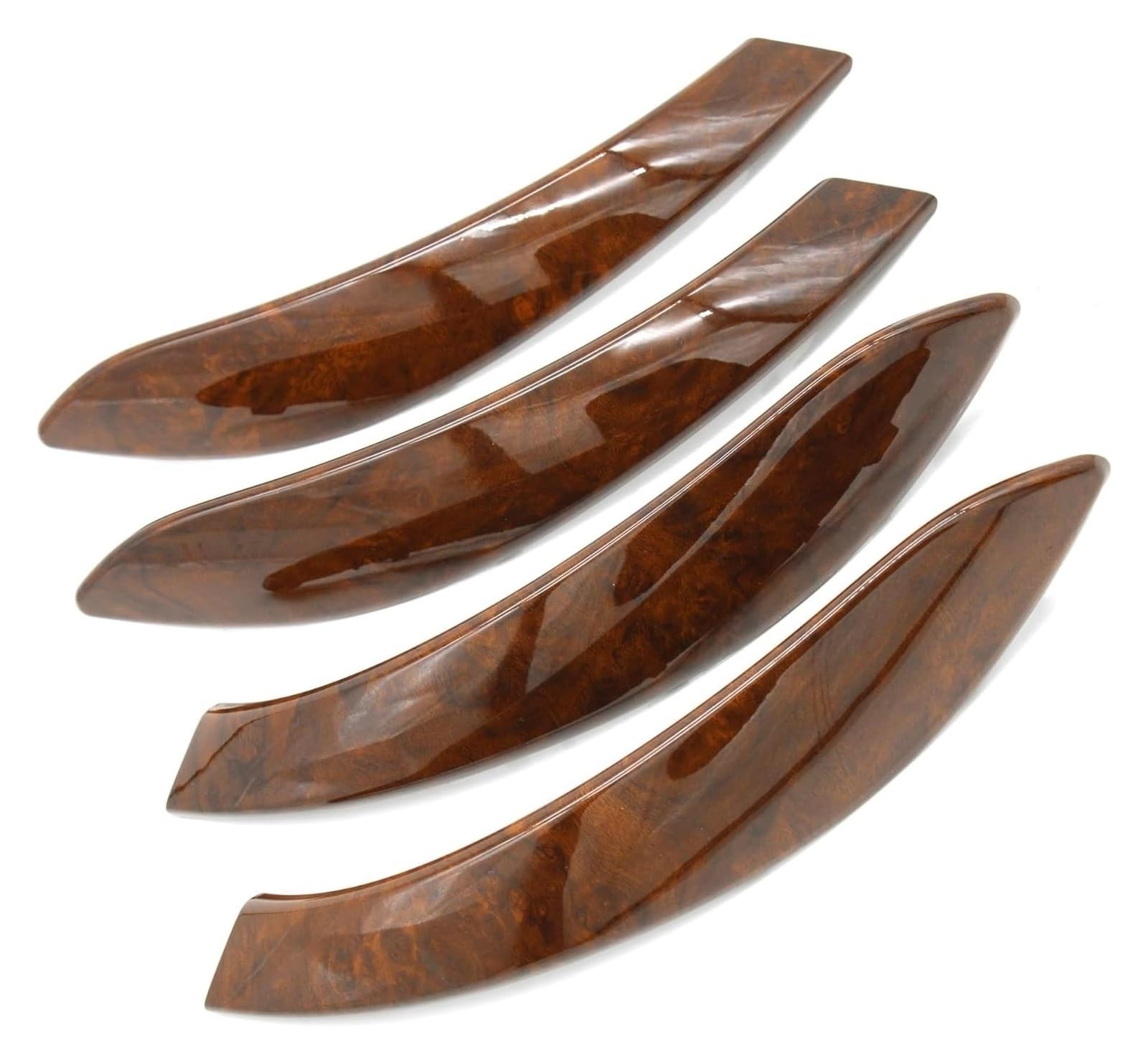 Innengriff Autotür Für 3 4 Serie F30 F31 F32 F33 F34 F35 F36 F80 2013-2018 Innentürgriff Außenabdeckung Verkleidung(Walnut 4pcs Set) von PTGZGFNPAM