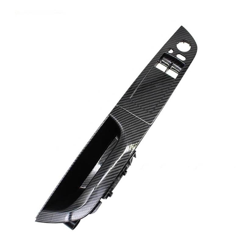 Innengriff Autotür Für 3 Serie E92 Für COUPE 320i 330i 335i 2007-2014 Innen Autotür Linke Armlehne Fenster Schalter Panel Griff(Lhd E92 Carbon Fiber Pattern) von PTGZGFNPAM