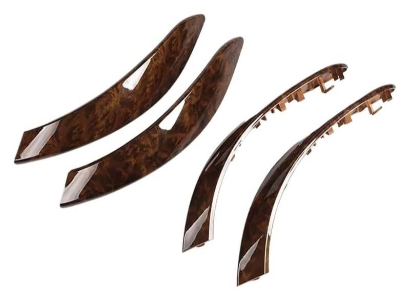 Innengriff Autotür Für 3er F30 F35 F3X 2012–2019 Auto Links Rechts Innentürgriff-Abdeckungsverkleidung 2 4 Stück(Mahogany-4) von PTGZGFNPAM