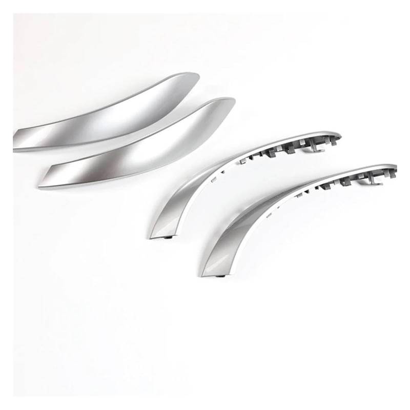 Innengriff Autotür Für 3er F30 F35 F3X 2012–2019 Auto Links Rechts Innentürgriff-Abdeckungsverkleidung 2 4 Stück(Silver-4) von PTGZGFNPAM