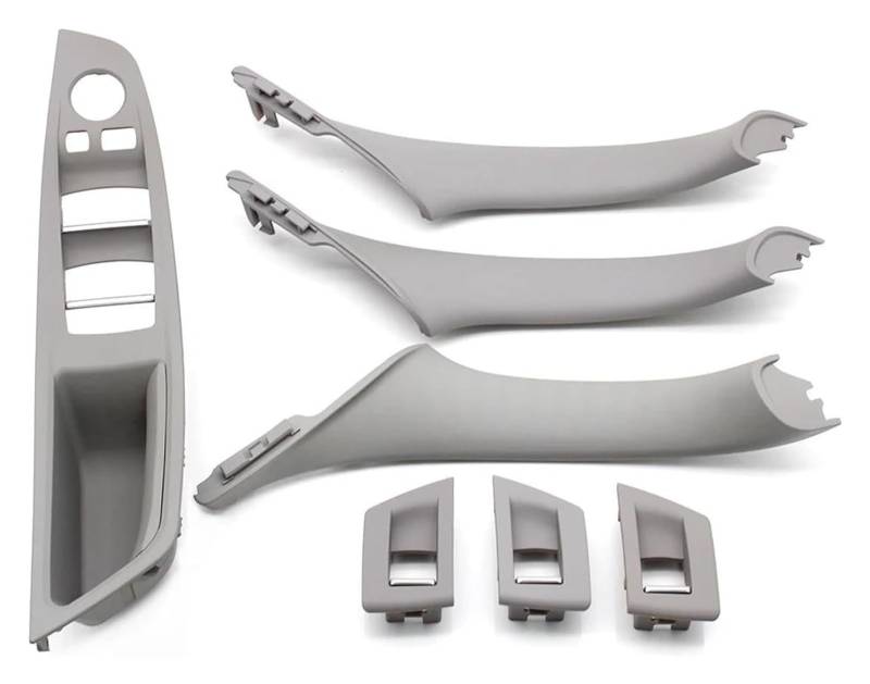 Innengriff Autotür Für 5 Series F10 F11 520i 523i 525i 528i 530i LHD Auto-Innentürgriff Armlehne Panel Pull Trim Cover(Lhd Gray Set) von PTGZGFNPAM