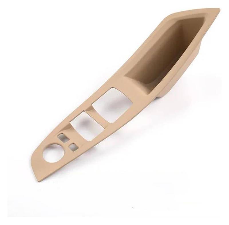 Innengriff Autotür Für 5 Series F10 F18 F11 2011–2017 Auto-Türgriff-Panel Pull-Trim-Abdeckung Auto-Innentürgriffe-Aufkleber(1pc Main Beige) von PTGZGFNPAM