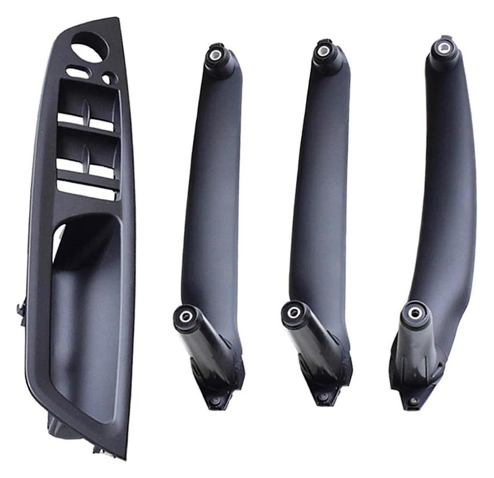 Innengriff Autotür Für E70 E71 E72 X5 X6 2007-2014 Auto-Innentürgriff Innenverkleidung Pull Trim Cover Armlehne(Rhd-black-4pcs) von PTGZGFNPAM