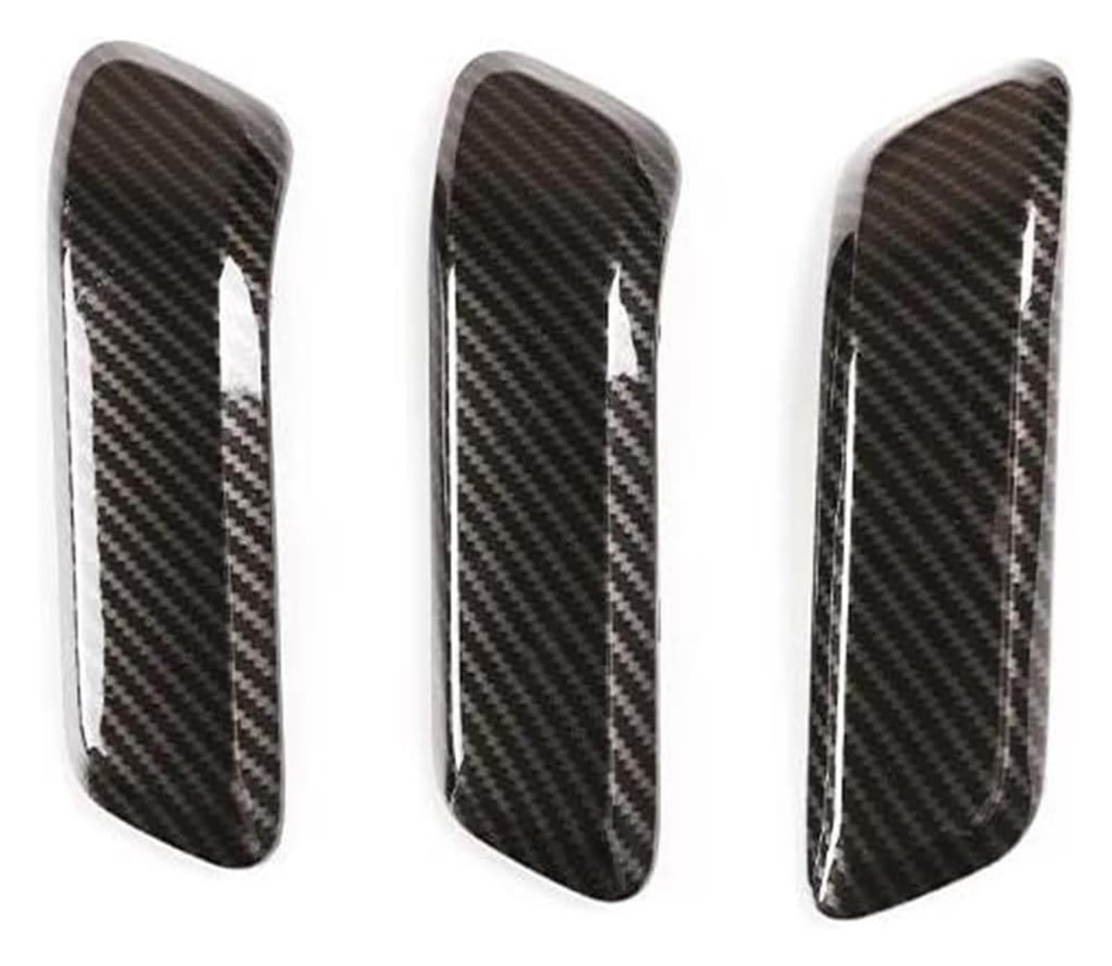 Innengriff Autotür Für L&and R&Over Für Defender 110 2020-2022 ABS Autotür Innentürgriff Dekorative Abdeckung Aufkleber LHD RHD(Style a Carbon Fiber Pattern) von PTGZGFNPAM