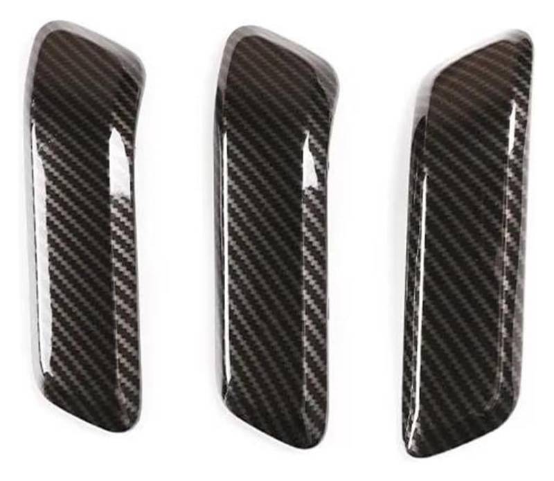 Innengriff Autotür Für L&and R&Over Für Defender 110 2020-2022 ABS Autotür Innentürgriff Dekorative Abdeckung Aufkleber LHD RHD(Style a Carbon Fiber Pattern) von PTGZGFNPAM