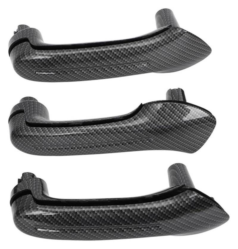 Innengriff Autotür Für VW Für B&ORA Für G&olf 4 MK4 Für J&etta 1999-2004 Innen Haltegriff Innen Türgriff Tür Armlehne(3pcs) von PTGZGFNPAM