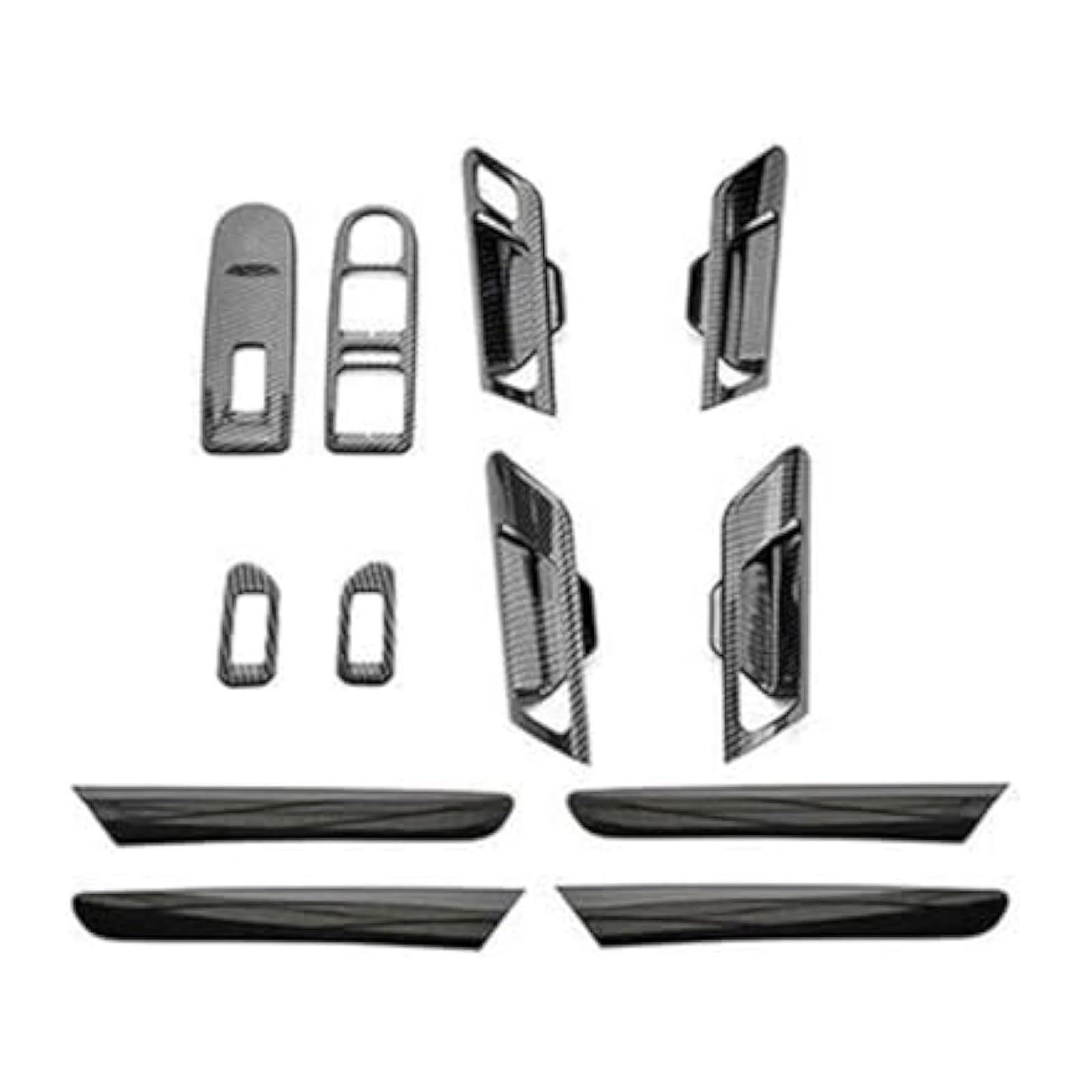 Innengriff Autotür Für VW Für G&olf 6 2008-2012 MK6 Styling Auto Fenster Control Tür Griff Panel Abdeckung Molding Trim(Lhd Style a B D) von PTGZGFNPAM