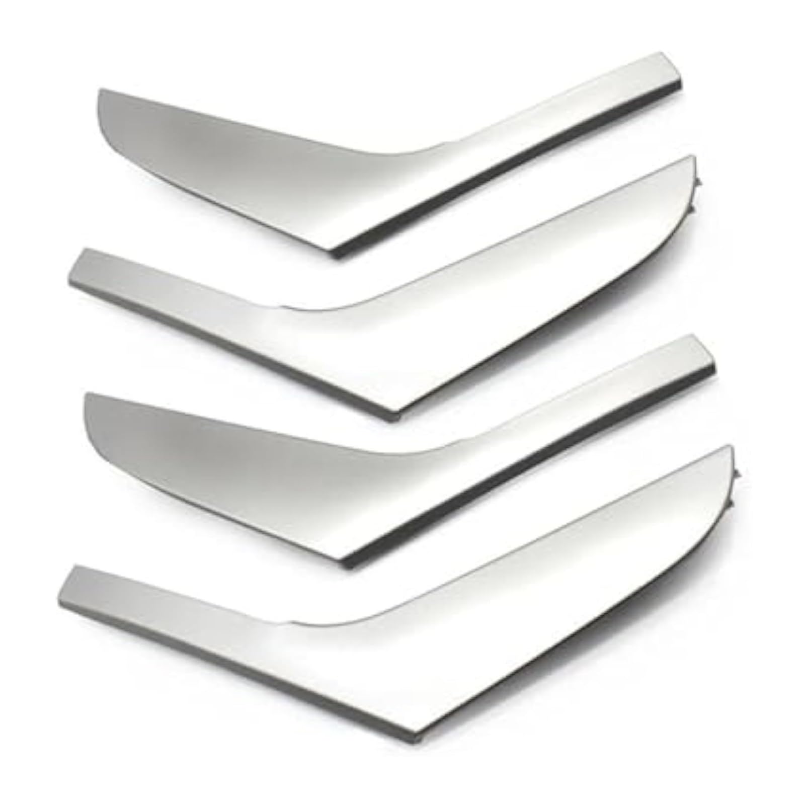 Innengriff Autotür Für VW Für G&olf 6 GTI MK6 2009-2014 4 Türen Auto Innen Links Rechts Tür Pull Griff Panel Trim Abdeckung(Silver 4pcs Set) von PTGZGFNPAM