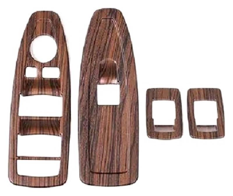 Innengriff Autotür Für X1 F48 X2 F47 2016-2020 Auto Fensterheber Schalter Rahmen Verkleidung Abdeckung Aufkleber Innen(Pine Wood Grain) von PTGZGFNPAM