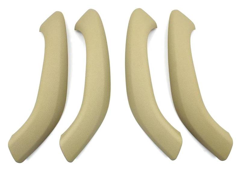 Innengriff Autotür Für X1 X2 F48 F49 F39 2016-2022 Auto Innen Vorne Hinten Türgriff Äußere Abdeckung Trim 2PCS 4PCS(Beige 4pcs) von PTGZGFNPAM
