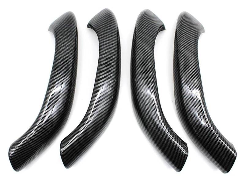 Innengriff Autotür Für X1 X2 F48 F49 F39 2016-2022 Auto Innen Vorne Hinten Türgriff Äußere Abdeckung Trim 2PCS 4PCS(Carbon Fiber Pattern 4pcs) von PTGZGFNPAM