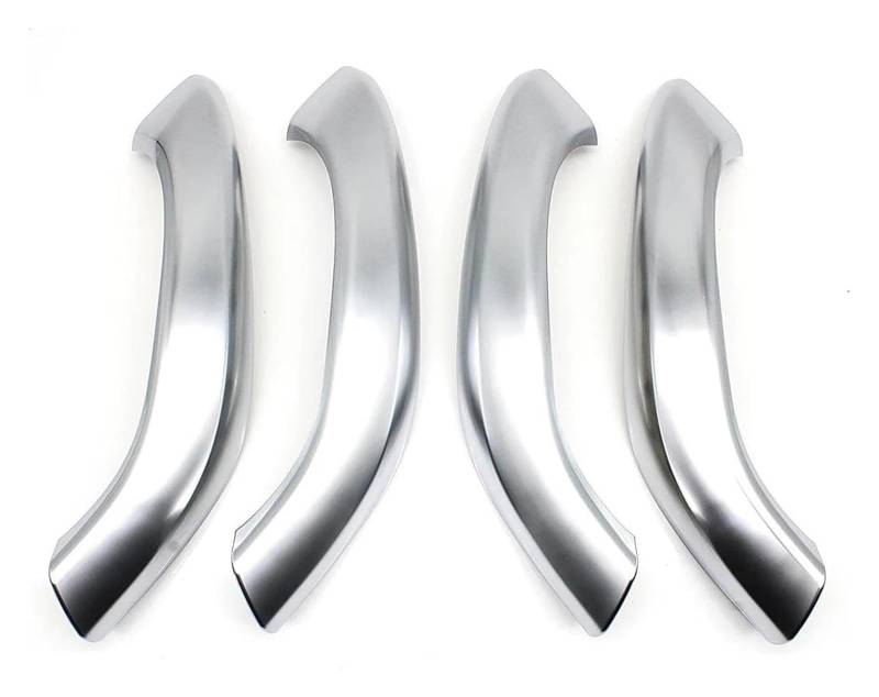 Innengriff Autotür Für X1 X2 F48 F49 F39 2016-2022 Auto Innen Vorne Hinten Türgriff Äußere Abdeckung Trim 2PCS 4PCS(Silver Chrome 4pcs) von PTGZGFNPAM