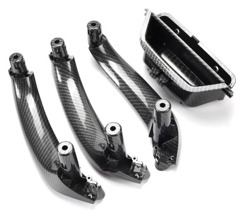 Innengriff Autotür Für X3 X4 F25 F26 2010–2016 LHD RHD 51417250307 Auto Vorne Links Türinnengriff Zugverkleidung Griff(Rhd Carbonfiber Pattern Set) von PTGZGFNPAM