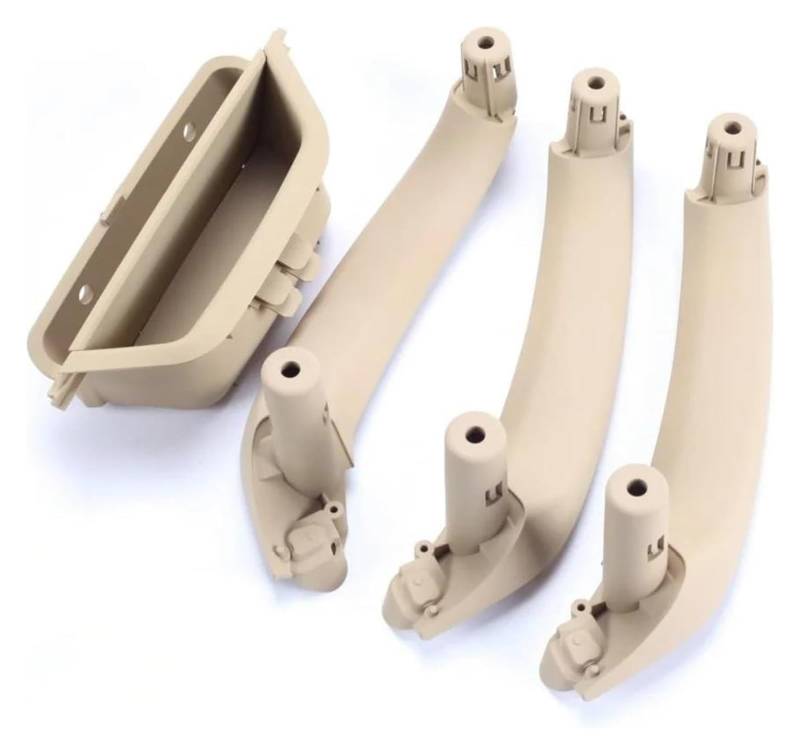 Innengriff Autotür Für X3 X4 F25 F26 2010–2016 LHD RHD Auto Vorne Links Türinnengriff Pull Trim Panel Griff 51417250307(Lhd 4pcs Beige) von PTGZGFNPAM