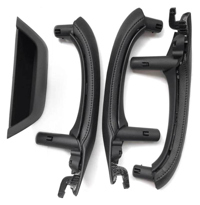 Innengriff Autotür Für X3 X4 F25 F26 2010-2016 Links Rechts Fahrer Auto Innentürgriff-Abdeckungssatz Montage(Lhd Set Black) von PTGZGFNPAM