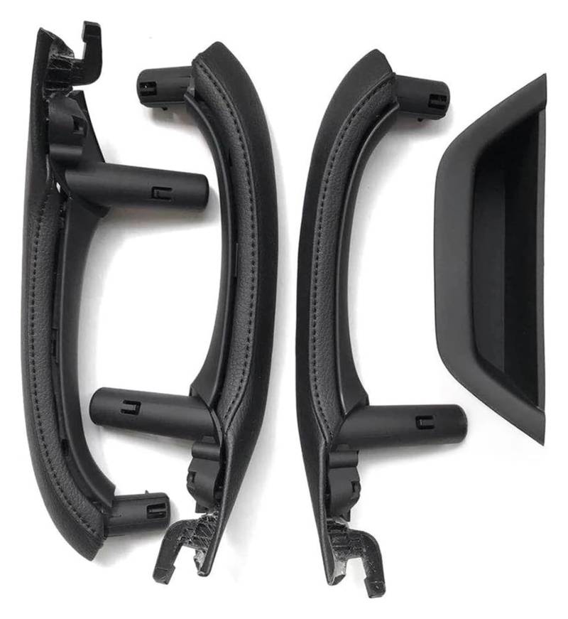 Innengriff Autotür Für X3 X4 F25 F26 2010-2016 Links Rechts Fahrer Auto Innentürgriff-Abdeckungssatz Montage(Rhd Set Black) von PTGZGFNPAM