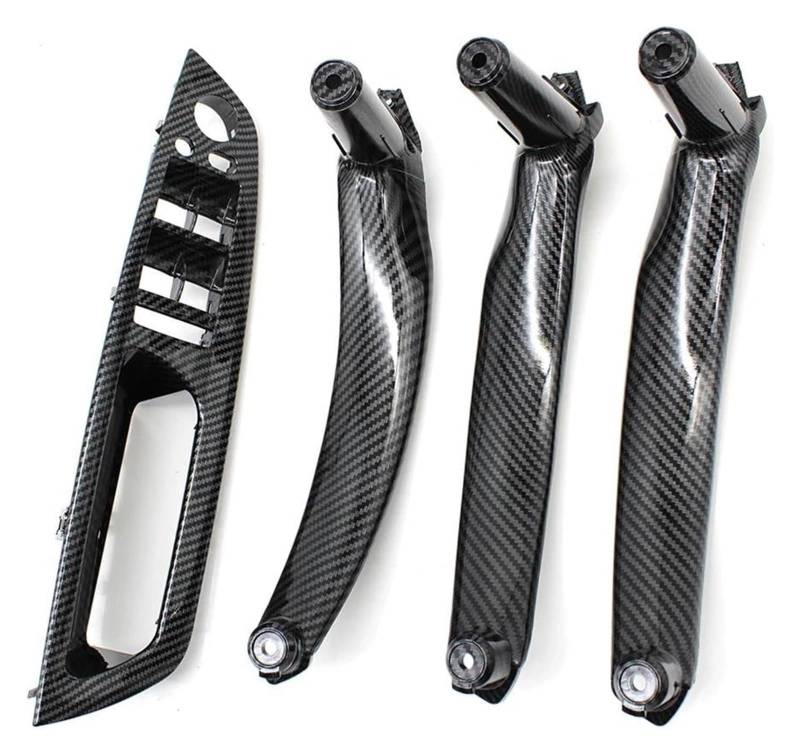 Innengriff Autotür Für X5 X6 E70 E71 2007–2013 LHD RHD Auto Innentürgriff-Set 4-teilig(Lhd Set a) von PTGZGFNPAM