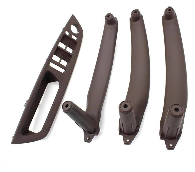 Innengriff Autotür Für X5 X6 E70 E71 E72 2007-2014 LHD RHD Auto Innentürgriff Innenverkleidung Pull Armlehnenverkleidung(Lhd Moka Set) von PTGZGFNPAM