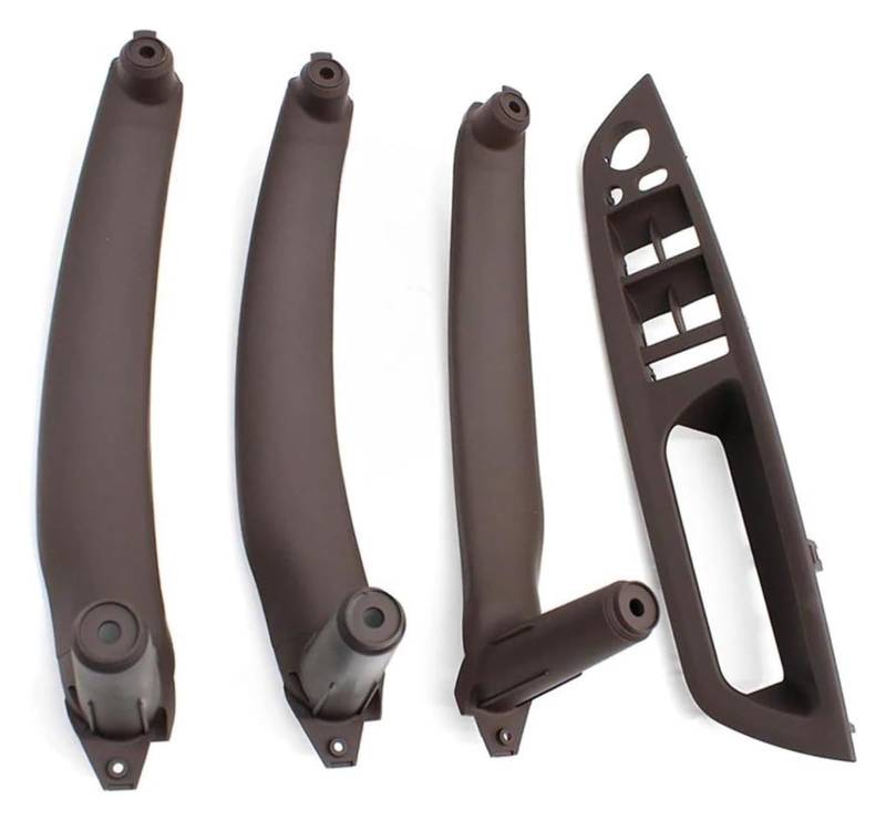 Innengriff Autotür Für X5 X6 E70 E71 E72 2007-2014 LHD RHD Auto Innentürgriff Innenverkleidung Pull Armlehnenverkleidung(Rhd Moka Set) von PTGZGFNPAM