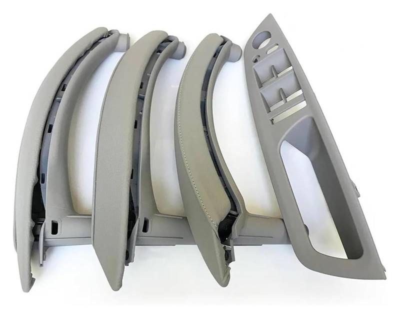 Innengriff Autotür Für X5 X6 E70 E71 E72 2007-2014 RHD Rechtslenker-Innentür-Armlehnen-Zuggriff-Zubehör(Rhd Gray 7pcs) von PTGZGFNPAM