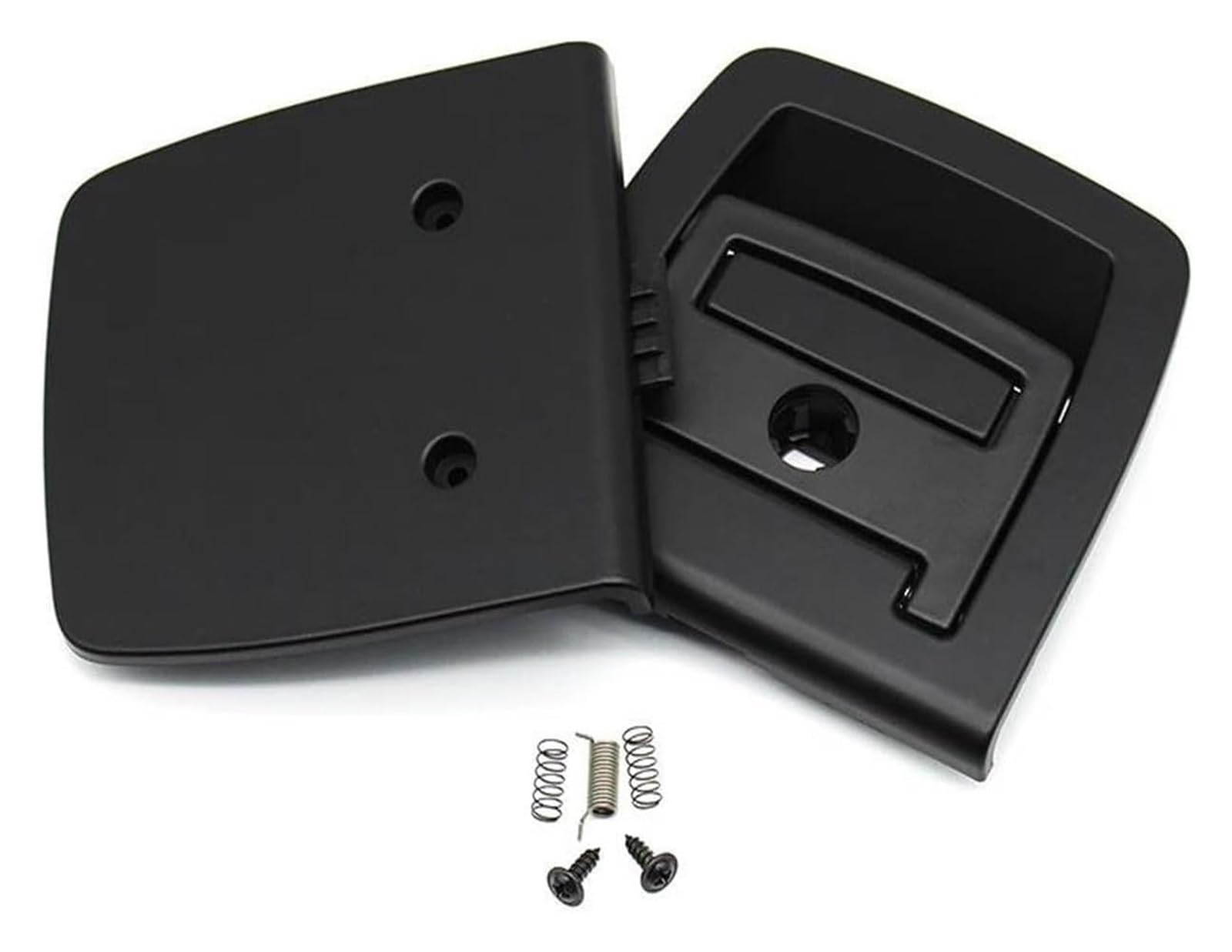 Innengriff Autotür Für X5 X6 E70 E71 E72 F15 F16 5GT F07 Heckkoffer Gepäck Heckabdeckung Matte Boden Teppich Griff Riegelknopf 51479120283(Model B-black) von PTGZGFNPAM