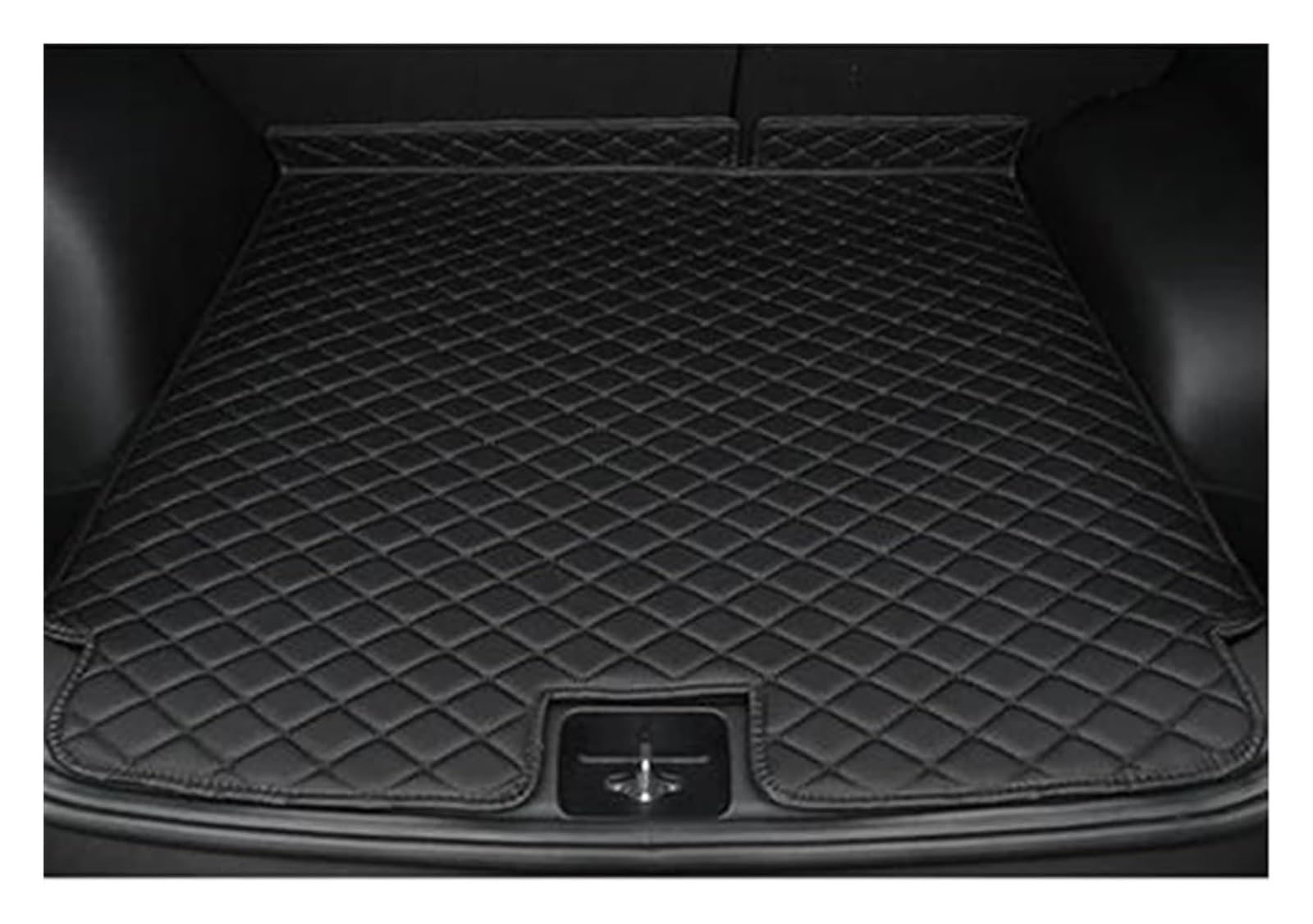 Laderaumwanne Für A4 B9 2017 2018 2019 Kofferraummatten Auto Wasserdichter Cargo Liner Teppich(Black line A,1 PCS) von PTGZGFNPAM