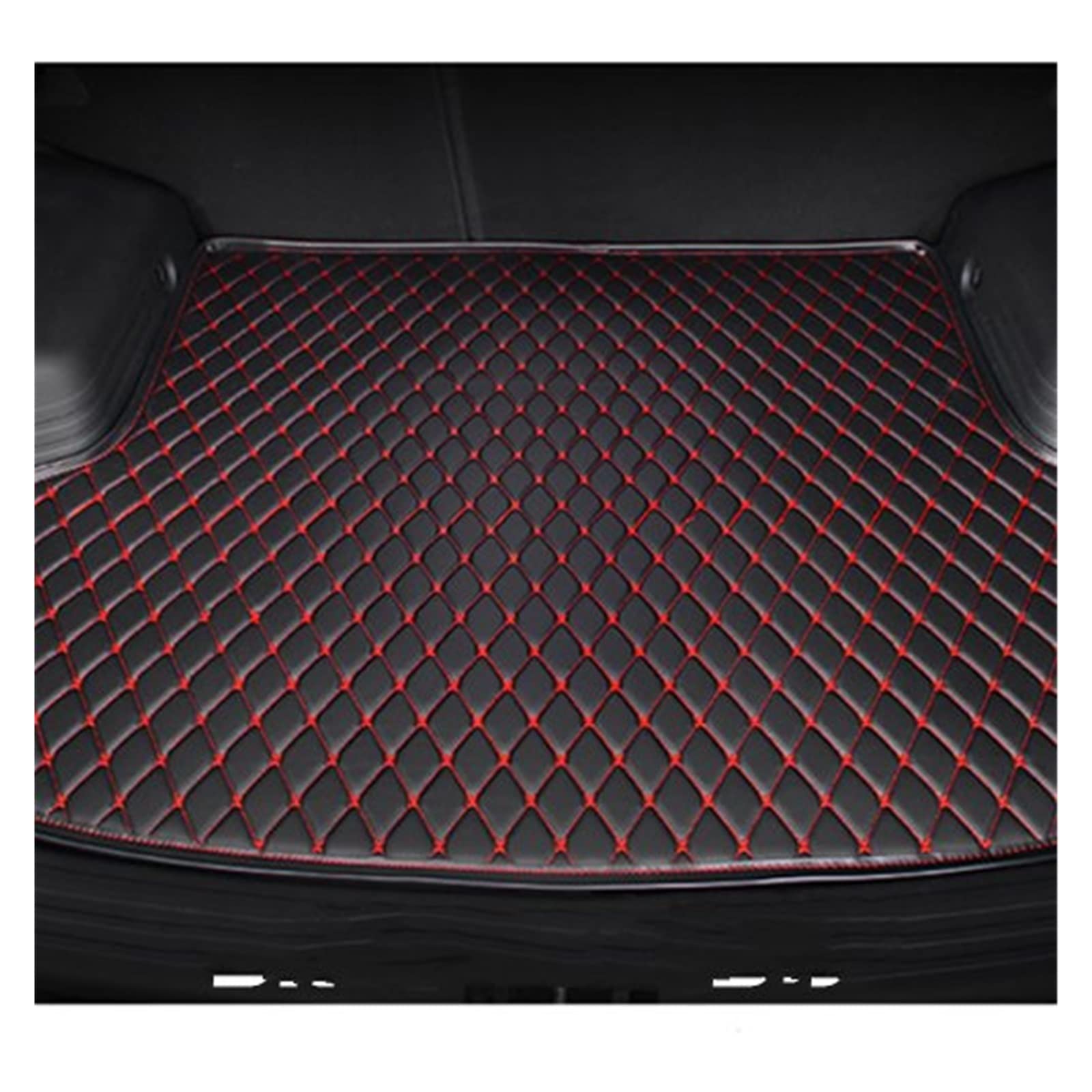 Laderaumwanne Für A6 Station Wagon Kofferraummatte 2007 2008 2009 2010 2011 2012 2013-2018 Automatte Gestreift Benutzerdefinierte Staubdichte Anti-Rutsch-Anti-Kratz-Kofferraummatte(C) von PTGZGFNPAM