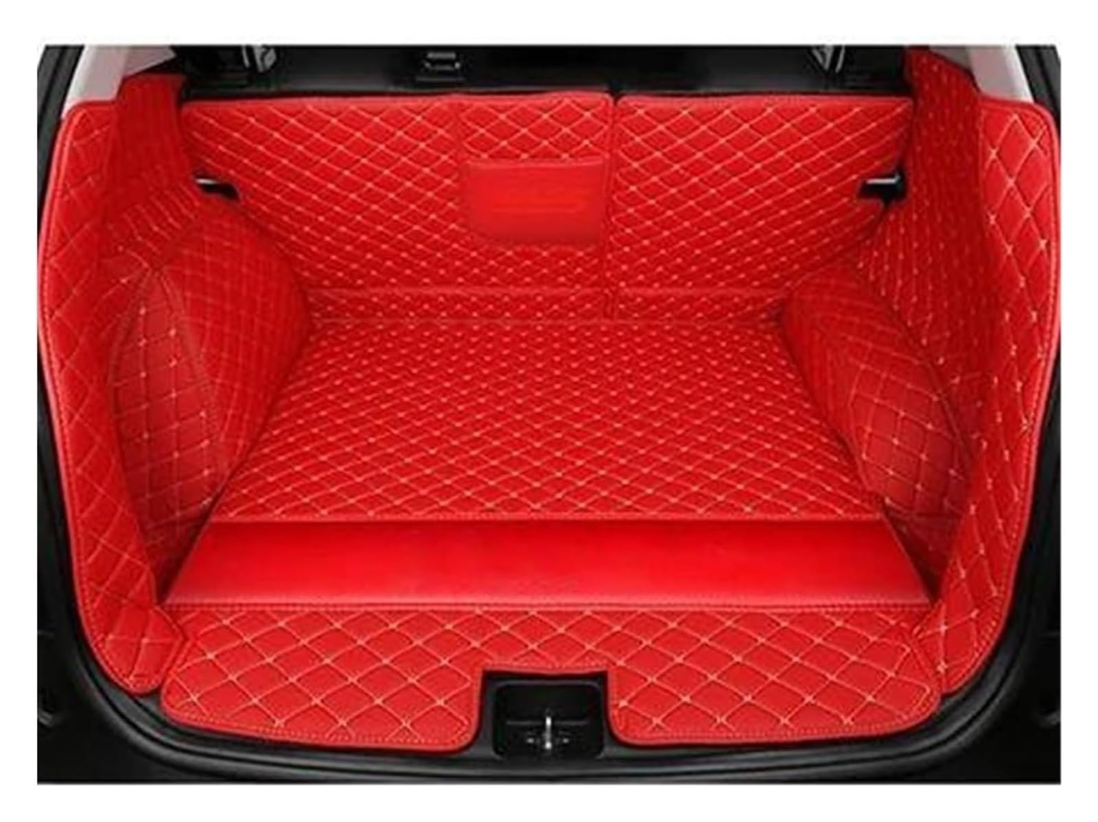 Laderaumwanne Für C4 Für Picasso 5-Sitzer 2014-2018 Kofferraummatten Auto-Kofferraumteppiche Cargo Liner(Red B) von PTGZGFNPAM
