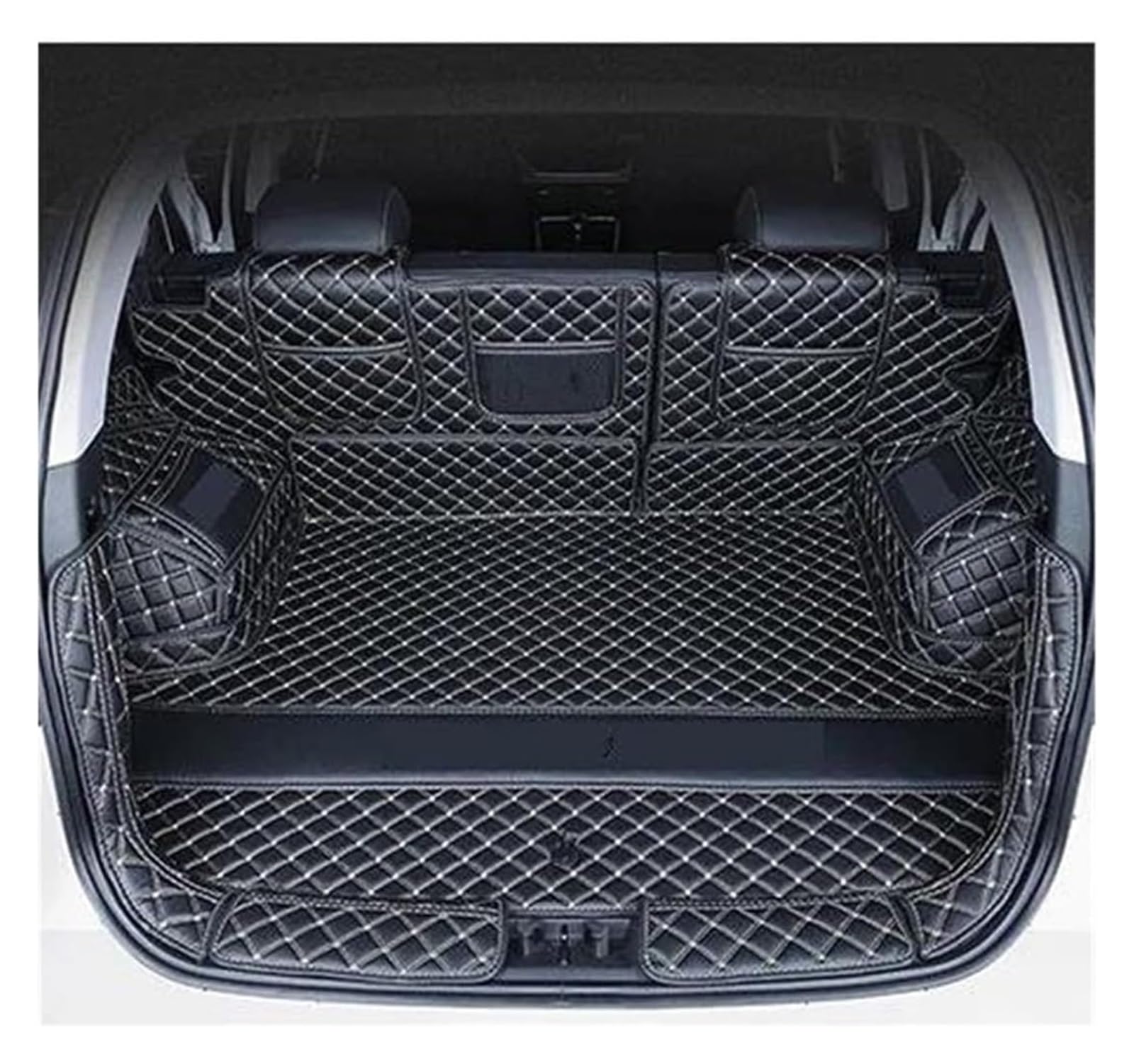 Laderaumwanne Für CR&V Für CRV Hybrid 2017-2021 Custom Car Kofferraummatte Auto Heckkofferraumwanne Liner Cargo Teppich Pad Schutz(Black beige) von PTGZGFNPAM