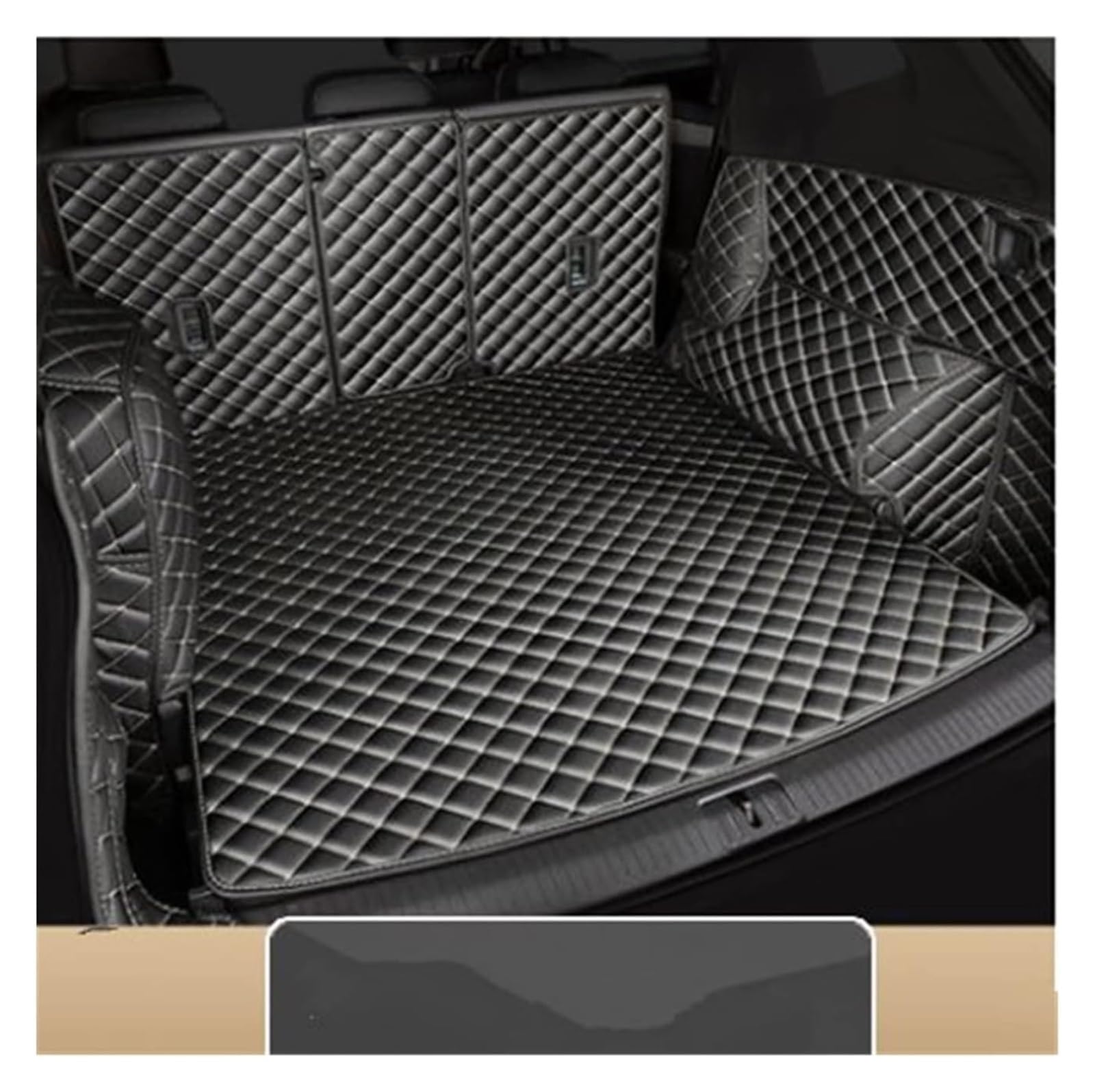 Laderaumwanne Für Cruze 2017 2018 Limousine Auto Kofferraum Matten Leder Hinten Stamm Boden Matte Fach Teppich Schlamm(5) von PTGZGFNPAM