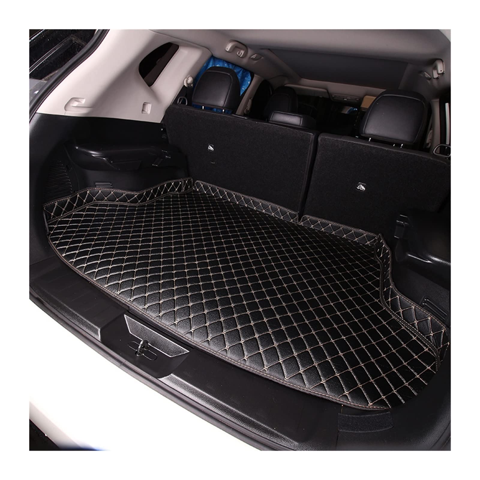 Laderaumwanne Für Haval Für H6 2022 Innen Automovil Wasserdicht Leder Styling Custom Car Auto Zubehör Kofferraummatte(F) von PTGZGFNPAM