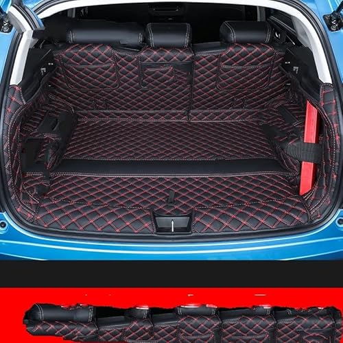 Laderaumwanne Für Haval Für Jolion 2021 2022 2023 Zubehör Robust Langlebig Staubdicht Anti-Rutsch-Leder Auto rutschfeste wasserdichte Heckverkleidung Kofferraummatte(S) von PTGZGFNPAM