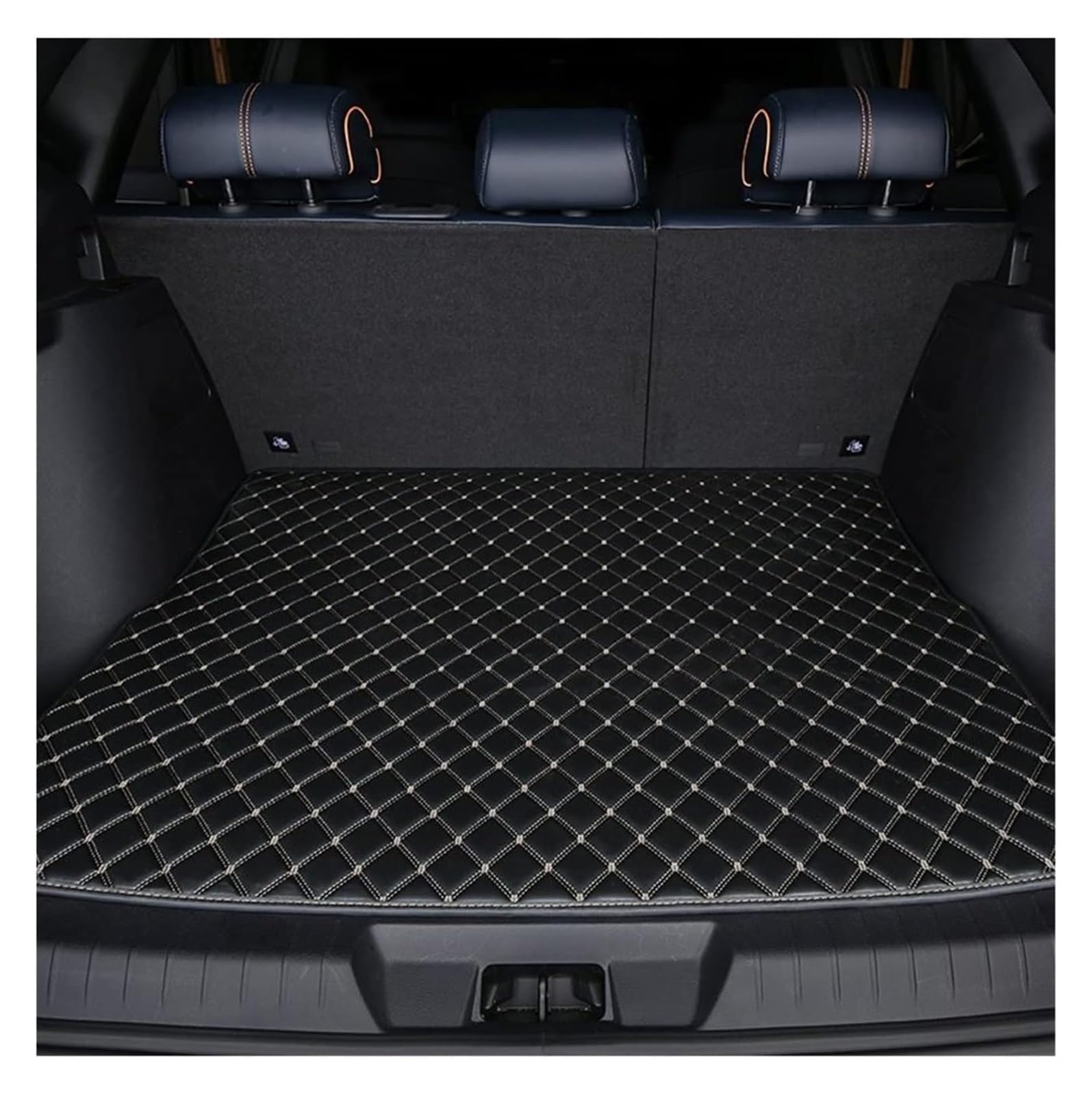 Laderaumwanne Für Jaguar Xf E Für F Pace Auto Kofferraummatte Wasserdichtes Leder(10) von PTGZGFNPAM