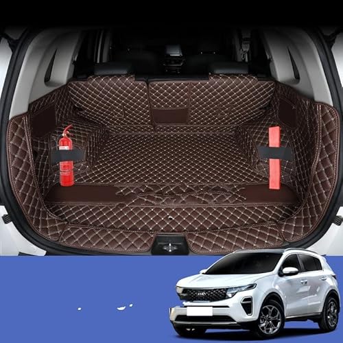 Laderaumwanne Für Kia Für Sportage 3 2018-2022 Leder Anti-Dirty Protector Pallet Cargo Liner Zubehör Styling(H) von PTGZGFNPAM
