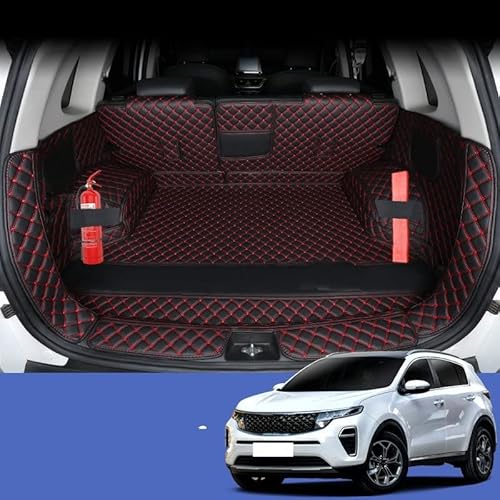Laderaumwanne Für Kia Für Sportage 3 2018-2022 Leder Anti-Dirty Protector Pallet Cargo Liner Zubehör Styling(K) von PTGZGFNPAM