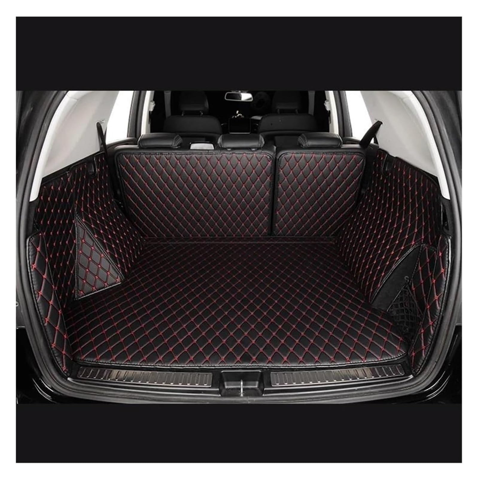 Laderaumwanne Für L&and R&Over Für R&Ange R&Over Sport L320 2005-2012 L494 2013-2022 Autoteppich Benutzerdefinierte Leder-Kofferraummatte(4,L494 2013-2022) von PTGZGFNPAM