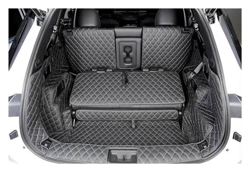 Laderaumwanne Für M&ITSUBISHI Für Outlander 2023 PHEV 7/5-Sitzer Kofferraummatte wasserdichte Bodenmatte Heckklappenmatte(7 seat 9PCS-C) von PTGZGFNPAM
