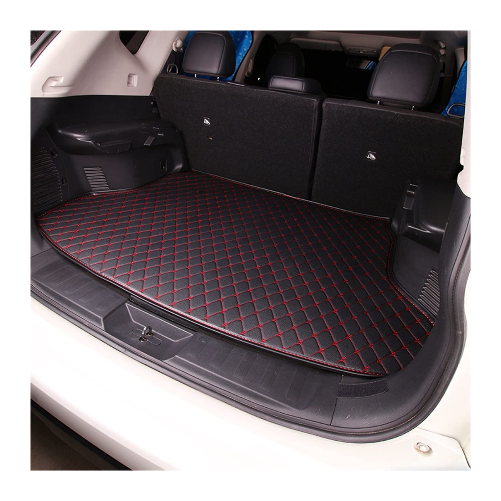 Laderaumwanne Für Mazda Für CX5 2017-2021 Autoteile Staubdicht Wasserdicht Anti-Scratch Einfache Mode Kofferraummatte(B) von PTGZGFNPAM