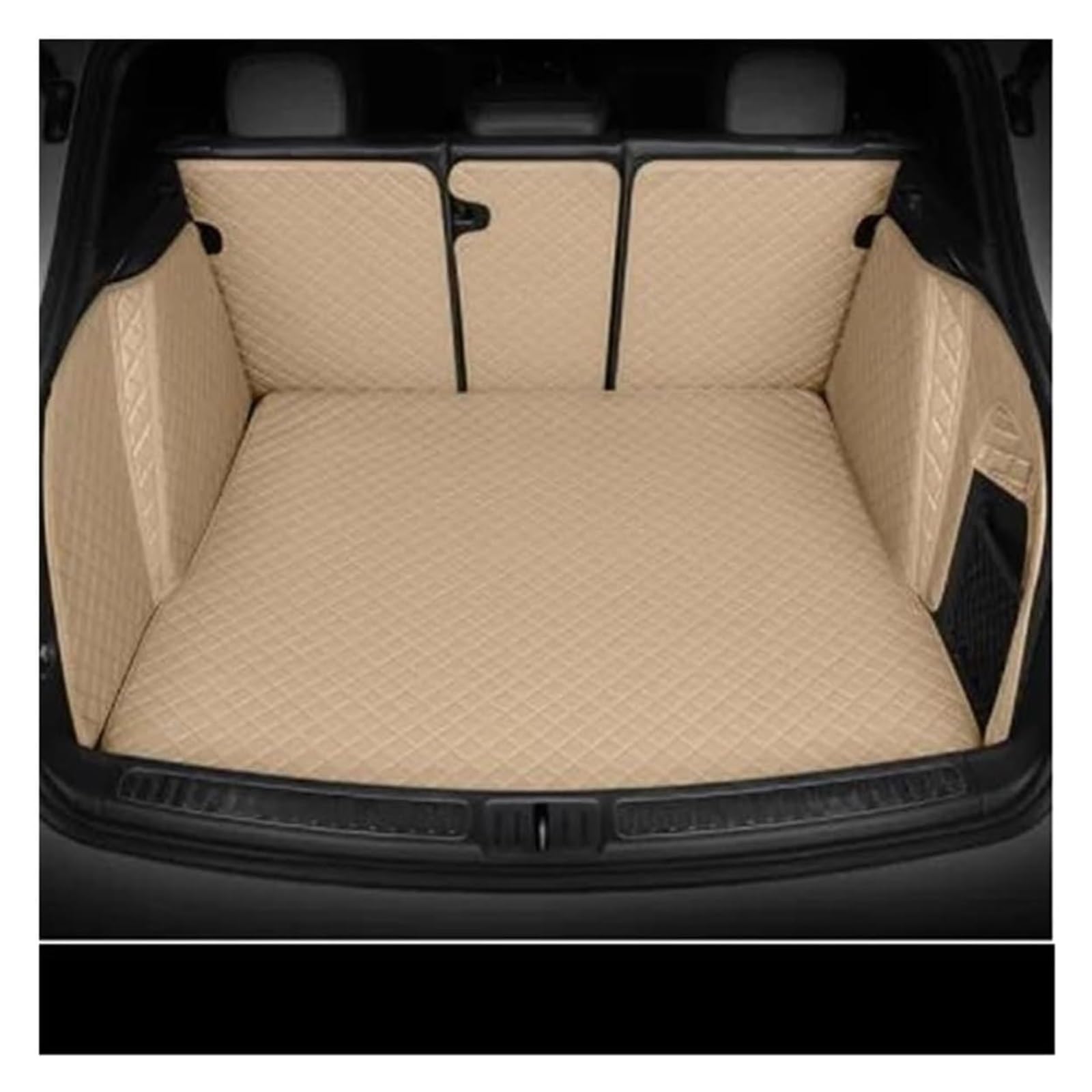 Laderaumwanne Für Mercedes Für B&ENZ V-Klasse Für Viano Für Vito W447 W639 W638 Maßgefertigte Kofferraummatten wasserdichte Cargo-Liner-Teppiche(Beige,Set) von PTGZGFNPAM
