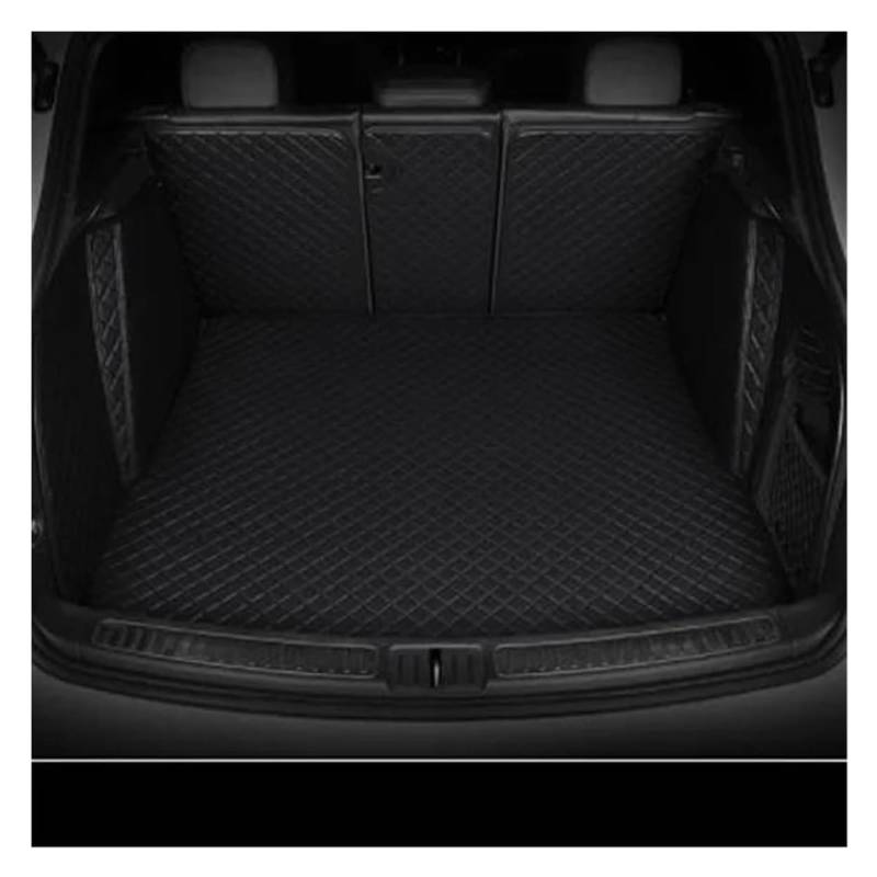 Laderaumwanne Für Mercedes Für B&ENZ V-Klasse Für Viano Für Vito W447 W639 W638 wasserdichte Cargo Liner Teppiche Teppich Custom Car Kofferraummatten(Schwarz,Set) von PTGZGFNPAM