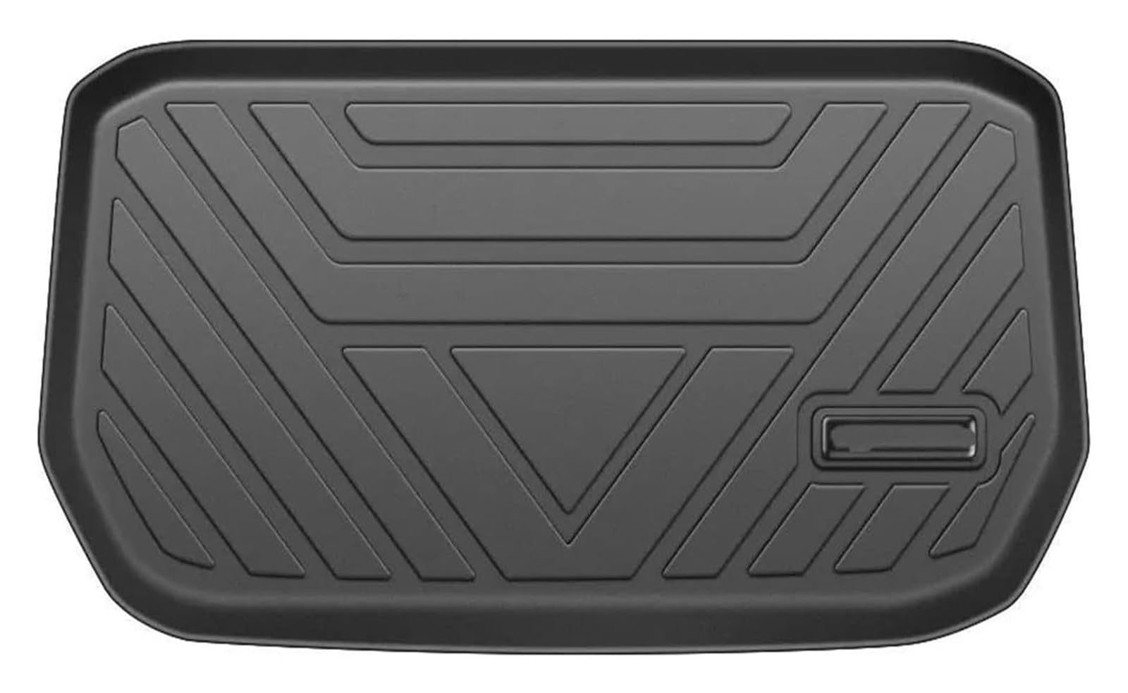 Laderaumwanne Für Modell Y 2021-2023 Auto Vorne Hinten Stamm Matten Lagerung Pads Fracht Tablett(Front Trunk mat) von PTGZGFNPAM
