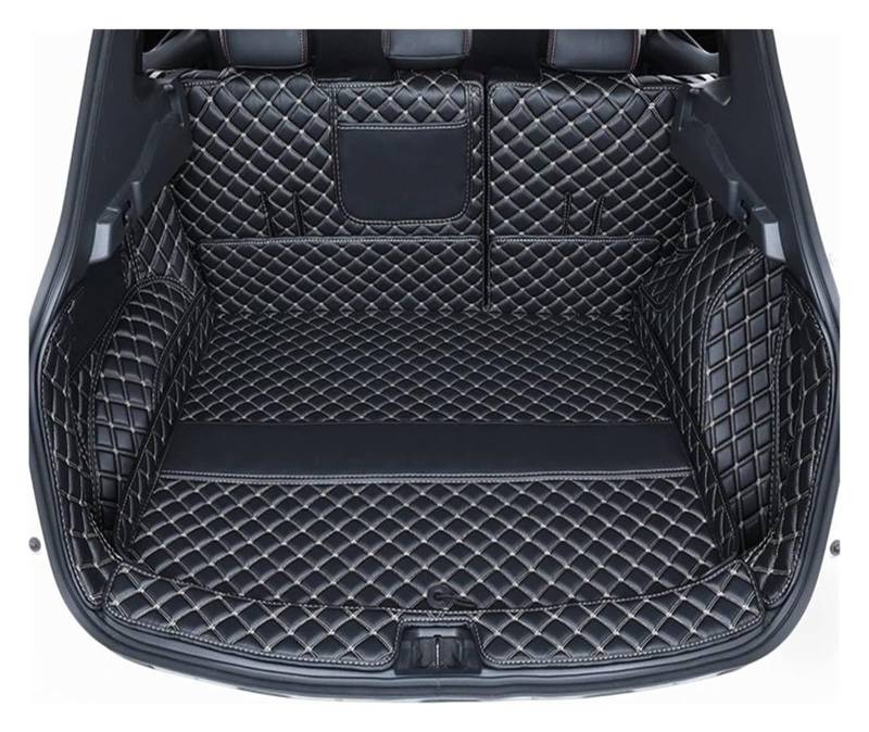 Laderaumwanne Für N&issan Für Qashqai J10 2007-2011 Leder-Kofferraummatten Anti-Schmutz-Schutzschale Cargo Liner(8) von PTGZGFNPAM