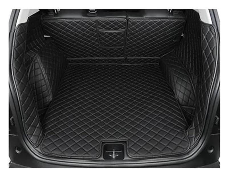 Laderaumwanne Für N&issan Für Qashqai J11 2016-2021 Kofferraummatten Auto Fracht Heckkofferraumwanne Kofferraummatten Teppiche(Set,Black line A) von PTGZGFNPAM